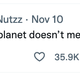A tweet from @BPDeezNutzz the day before the account was suspended.